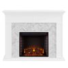 Dunlin Marble Tiled Electric Fireplace by Ember Interiors 15
