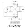 DuraVent 4PVP-DBTB Black 4" Inner Diameter 3