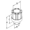 DuraVent 58DVA-VCH Galvanized 5" Inner Diameter Directvent Pro Direct Vent Pipe 4