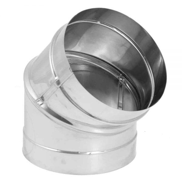 DuraVent 6DBK-E45SS Stainless Steel 6" Inner Diameter