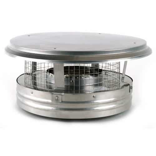 DuraVent 6DP-VC 6" Inner Diameter - DuraPlus Class A Chimney Pipe - Triple Wall - Chimney Cap with Spark Arrestor 2