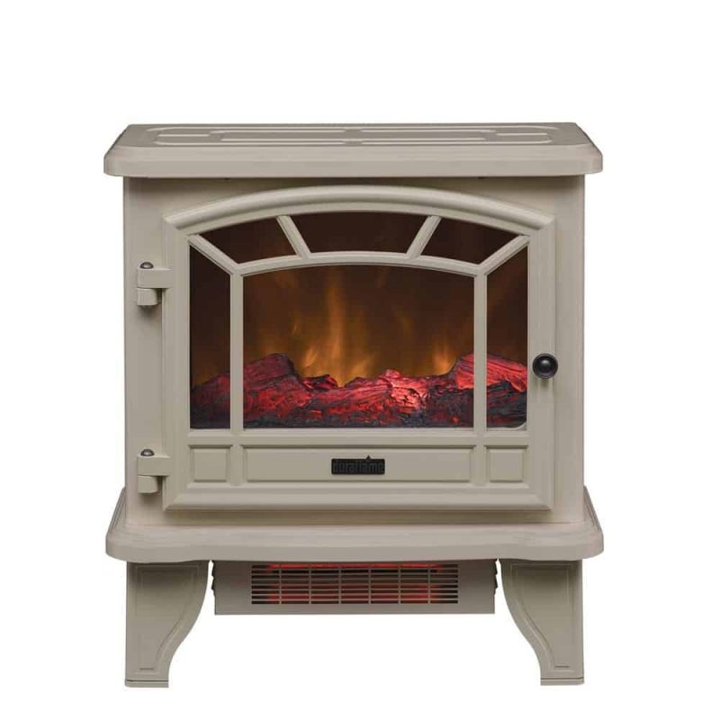 Duraflame Electric Fireplace Stove 1500 Watt Infrared Heater With Flickering Flame Effects 9688