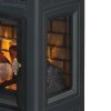 Duraflame Infrared Quartz Fireplace Stove with 3D Flame Effect, Black 10