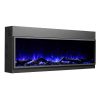 Dynasty 64 in. LED Wall Mounted Electric Fireplace 10