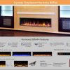 Dynasty 64 in. LED Wall Mounted Electric Fireplace 11
