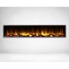 Dynasty 80 in. LED Wall Mounted Electric Fireplace