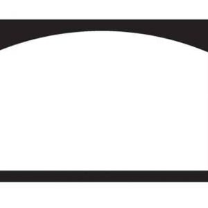 ECS VBY42GBL Arch Firebox Door Frame - Matte Black