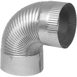 ELBOW PIPE 90DEG 28GA 8IN GLV