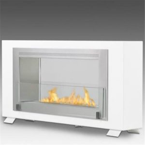 Eco-feu WU-00181-GW Santa Lucia Wall Mounted & Built - In Ethanol Fireplace