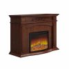 Electric Fireplace - Brown