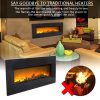 Electric Fireplace Heater with Remote, 1400W Wall Hanging Fireplace 3D Vivid Fireplace Space Heaters Room Heater for Indoor Use with Realistic Fake Wood 3 Flame Settings -CSA Certified, Q6655 10