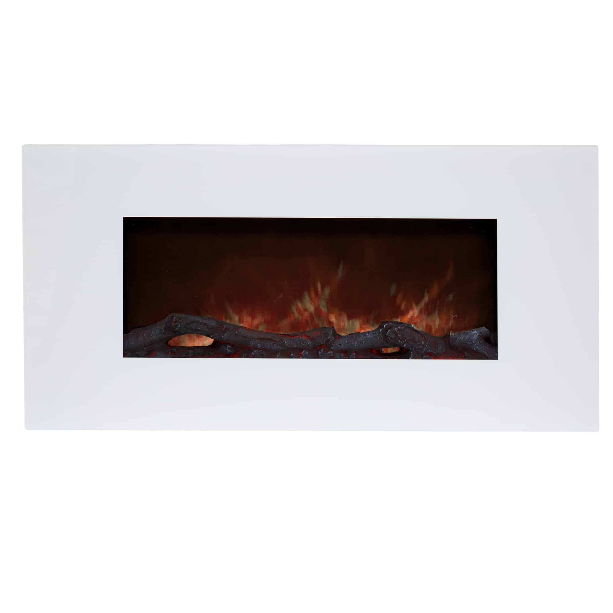 Electric Fireplace Wall Mounted Color, Northwest Wall Mounted Electric Fireplace With Dual Color Leds And Remote