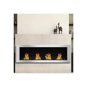 Elite Flame Luxe Ventless Wall Mount Bio-Ethanol Fireplace