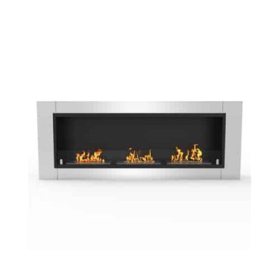 Elite Lenox 54 Inch Ventless Built In Recessed Bio Ethanol Wall Mounted ...