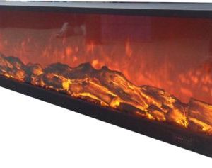 Emblazon 60 Wall Length Fireplace - Black