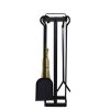 Enclume Handcrafted Indoor/Outdoor Square Fireplace Tool Set 9