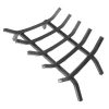 Extra Thick Steel Fireplace Grate w 5 Bars - 23 inches Length
