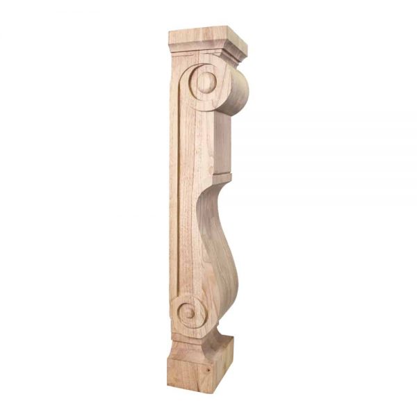 Fcor21-Mp Scandinavian Romanesque Transitional Fireplace Corbel
