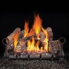 Fiberglow 24 Inch Vented Log Burner Set Insert for Natural Gas Fireplaces 6