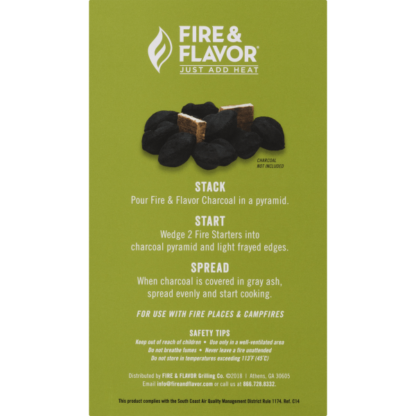 Fire & Flavor Charcoal Fire Starters, 1.0 CT 3