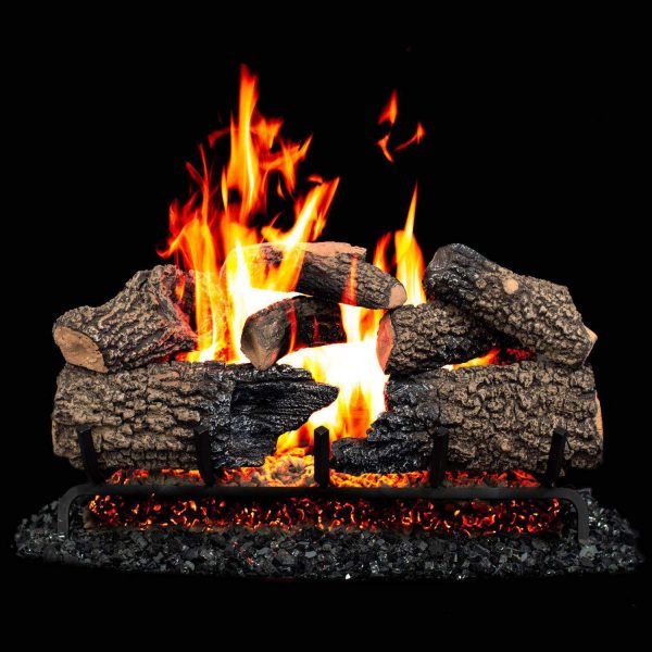 Firenado 24/30-Inch Charred Oak Gas Logs (Logs Only