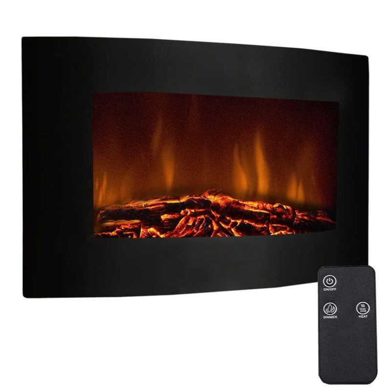 Fireplace Heater with Remote 1500W - 35"