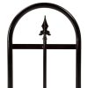 Fireplace Log Rack with Finial Design - Black by Pure Garden 6
