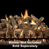 Fireplace Logs 12Pc Arizona Weather Oak For See Through Burners 42" (Burner Not Included) -