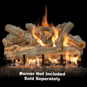 Fireplace Logs 8Pc Arizona Juniper For See Through Burners 30" (Burner not included) -