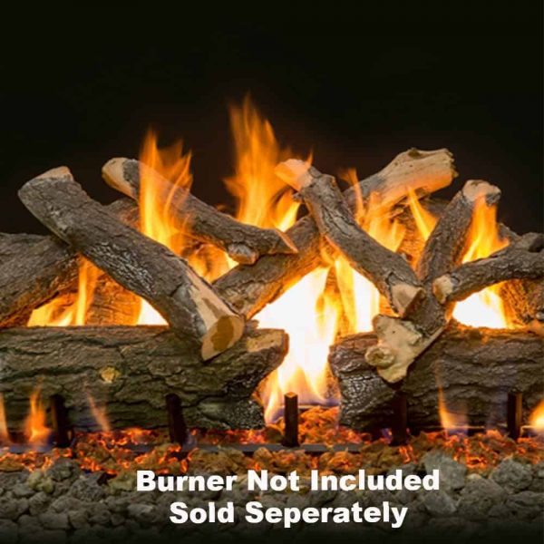 Fireplace Logs 9Pc Arizona Juniper For Front View Burners 36" (Burner not included) -