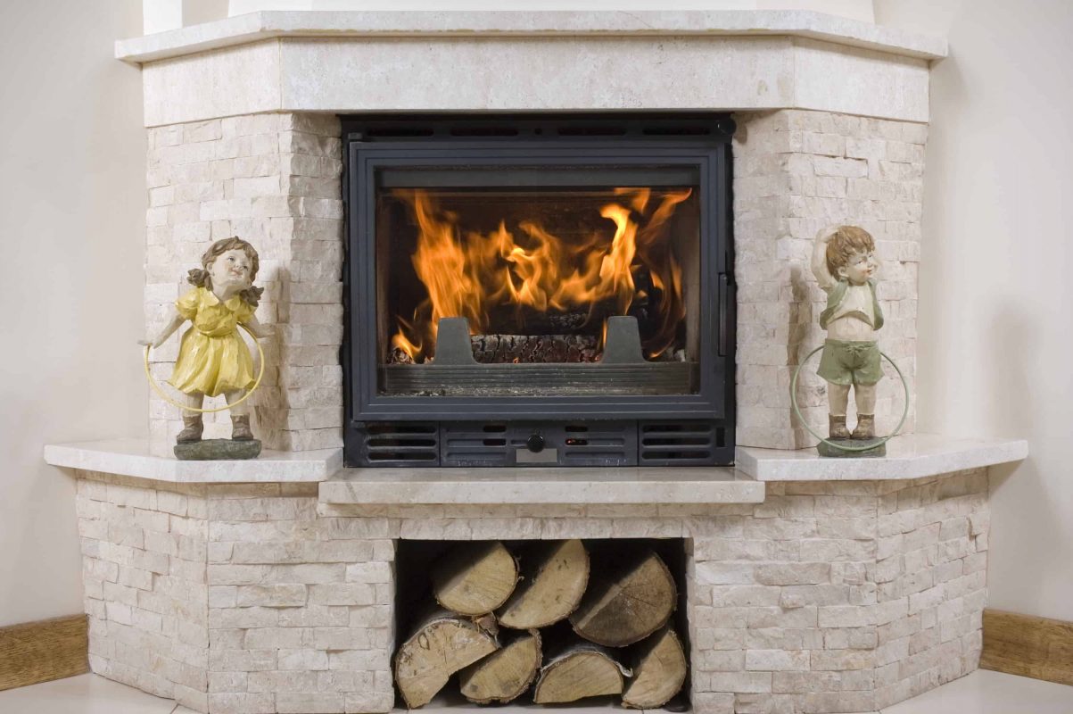 Beauty and Charm with Fireplace Mantel 1