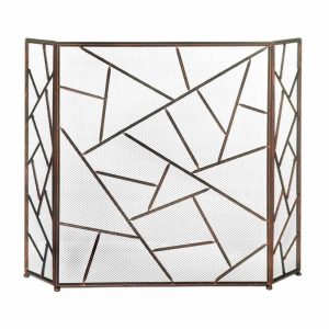 Decorative Modern Metal Fire Screen For Fireplace