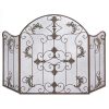 Traditional Italian Arched Florentine Fireplace Screen