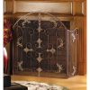 Fireplace Screen Saver, Traditional Italian Arched Florentine Fireplace Screen 4