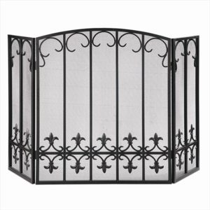 FLEUR-DE-LIS FIREPLACE SCREEN