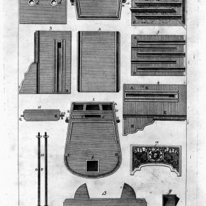 Franklin Stove C1760 Ndiagram Of A Stove Invented By Benjamin Franklin C1760 French Engraving 1773 Rolled Canvas Art - (24 x 36)