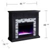 Frescan Marble Color Changing Fireplace by Ember Interiors 33