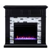 Frescan Marble Color Changing Fireplace by Ember Interiors 27