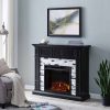 Frescan Marble Electric Fireplace by Ember Interiors 29