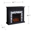 Frescan Marble Electric Fireplace by Ember Interiors 27