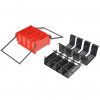 Fugacal Paper Log Briquette Maker Steel 15"x12.2"x7.1" Black and Red 6
