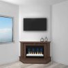 Furnitech Ambience 67 in. Electric Fireplace Mantel