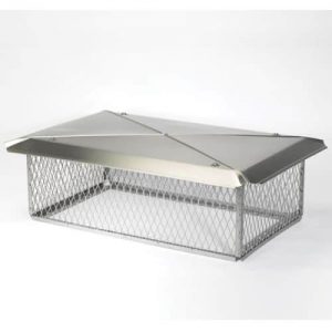 Gelco 14" x 14" SS Multi-Flue Chimney Protector 3/4" x 10" h Mesh