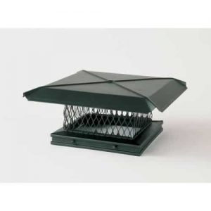 Gelco 8" x 13" Galvanized Single-Flue Chimney Cap 3/4" Mesh