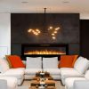 Gibson Living LW2060WS-GL 60 in. GL2060WS Reno Pebble Built in Recessed Wall Mounted Electric Fireplace 5