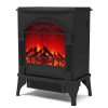 Gibson Living LW4203-GL Apollo Electric Fireplace Free Standing Portable Space Heater Stove 3