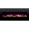 Gibson Living LW5072LE-GL 72 in. GL5072LE Oakland Log Linear Wall Mounted Electric Fireplace 7