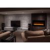 Gibson Living LW5075BK-GL 50 in. GL5050CE Lawrence Crystal Electric Wall Mounted Fireplace, Black 8