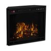 Gibson Living LW8033FLT-GL 33 in. Flat Ventless Heater Electric Fireplace Insert, Black Frame 8
