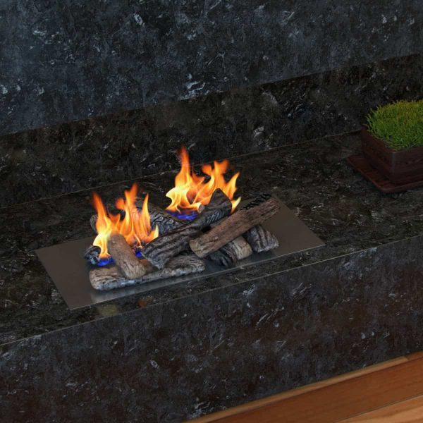 Gibson Living RFA2508-GL Petite Ceramic Wood Gas Fireplace Log Set - 8 Piece 4